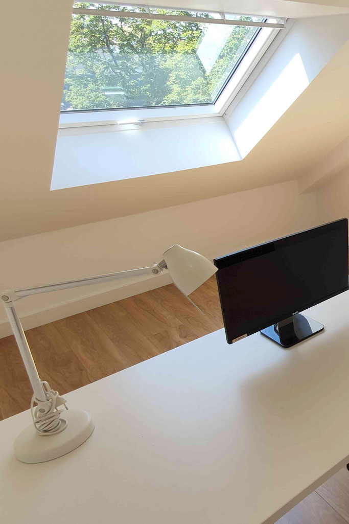 Bureau sous les combles